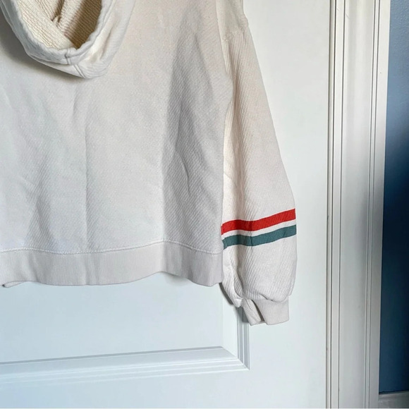 Madewell MWL Airyterry Hoodie Sweatshirt: Stripe-Sleeve Edition 29794 - Picture 12 of 16